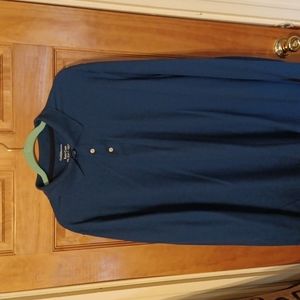 Mens long sleeve cotton polo